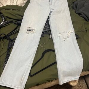Levi's Light Blue Low Pro Straight Jeans